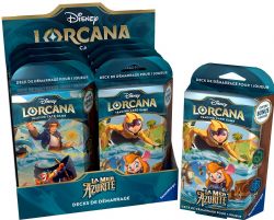 CARTE DISNEY LORCANA - LA MER D'AZURITE - DECK DE DÉMARRAGE (FR) ASST